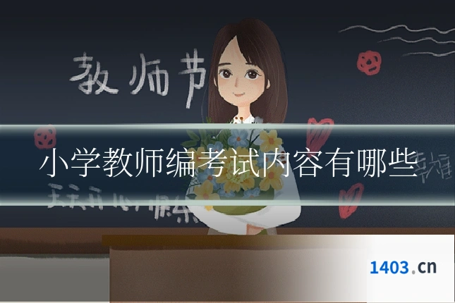 小学教师编考试内容有哪些