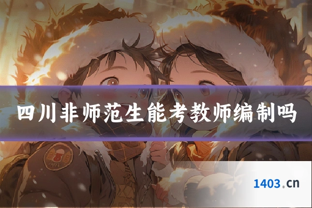 四川非师范生能考教师编制吗