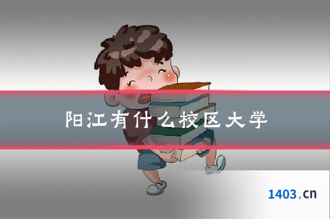 阳江有什么校区大学