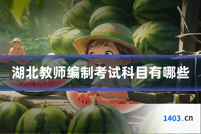湖北教师编制考试科目有哪些