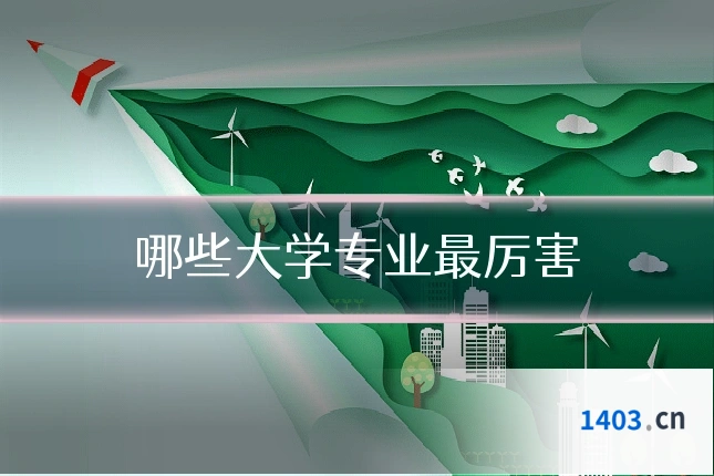 哪些大学专业最厉害