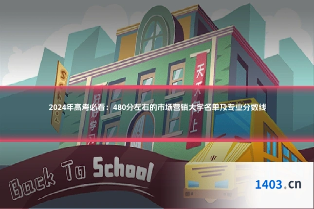2024年高考必看：480分左右的市场营销大学名单及专业分数线