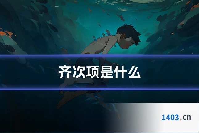 齐次项是什么