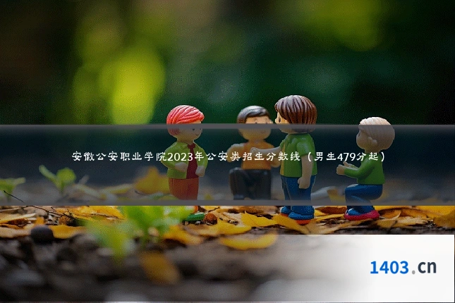 安徽公安职业学院2023年公安类招生分数线(男生479分起)