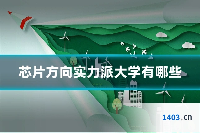 芯片方向实力派大学有哪些