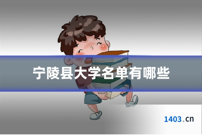 宁陵县大学名单有哪些