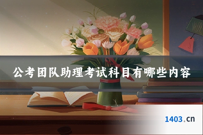 公考团队助理考试科目有哪些内容