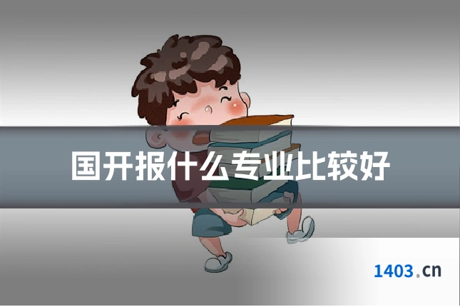 国开报什么专业比较好