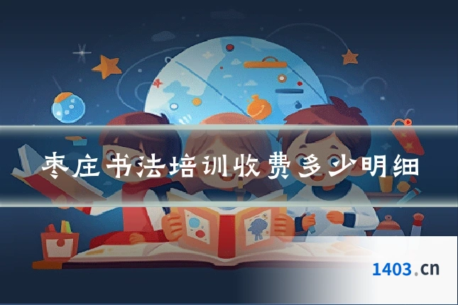 枣庄书法培训收费多少明细