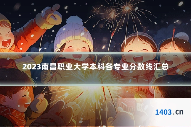2023南昌职业大学本科各专业分数线汇总