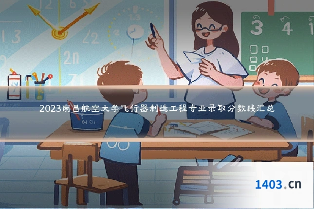 2023南昌航空大学飞行器制造工程专业录取分数线汇总
