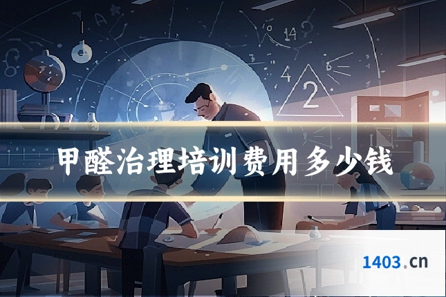 甲醛治理培训费用多少钱