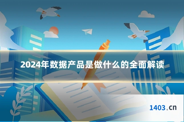 2024年数据产品是做什么的全面解读