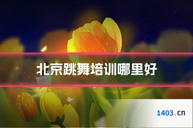 北京跳舞培训哪里好