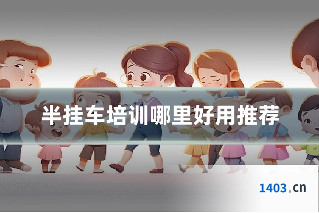 半挂车培训哪里好用推荐