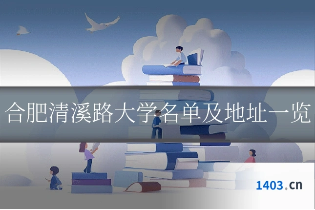 合肥清溪路大学名单及地址一览