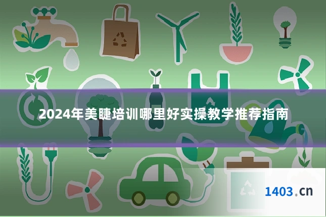 2024年美睫培训哪里好实操教学推荐指南