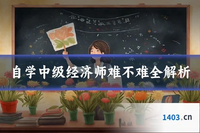 自学中级经济师难不难全解析