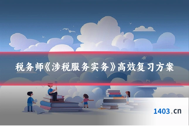 税务师《涉税服务实务》高效复习方案