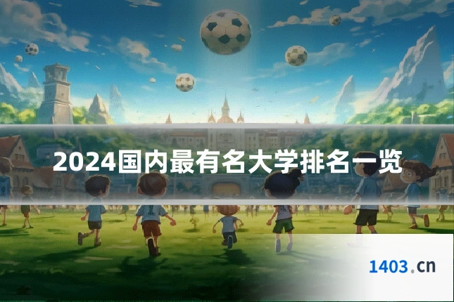 2024国内最有名大学排名一览