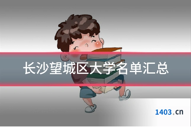 长沙望城区大学名单汇总