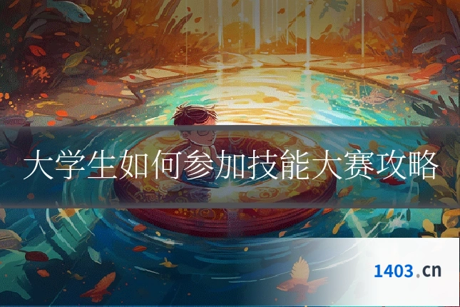 大学生如何参加技能大赛攻略