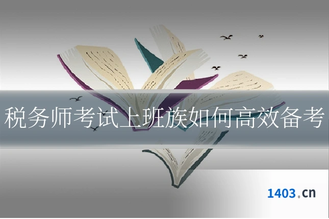 税务师考试上班族如何高效备考