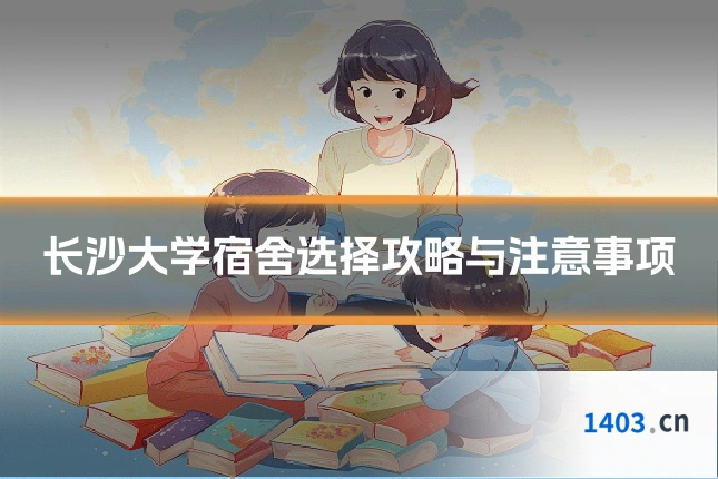 长沙大学宿舍选择攻略与注意事项