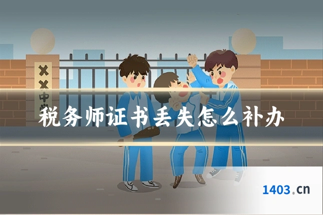税务师证书丢失怎么补办