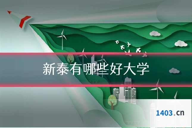 新泰有哪些好大学