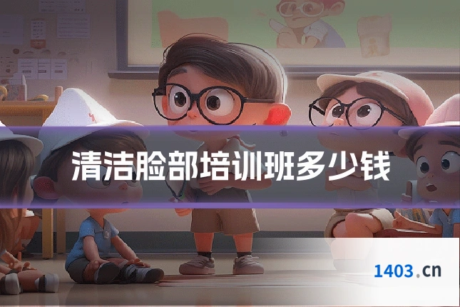 清洁脸部培训班多少钱