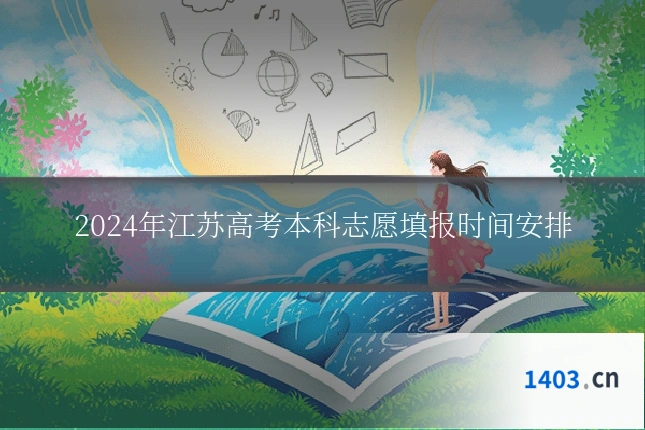 2024年江苏高考本科志愿填报时间安排