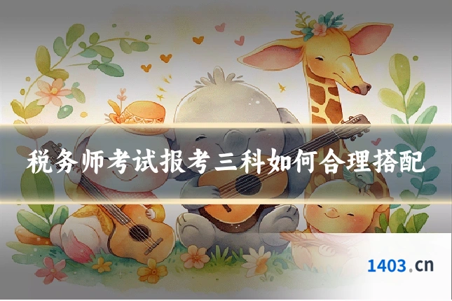 税务师考试报考三科如何合理搭配