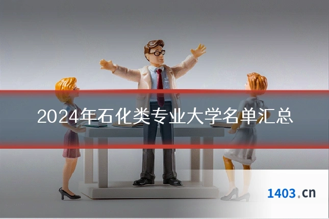 2024年石化类专业大学名单汇总