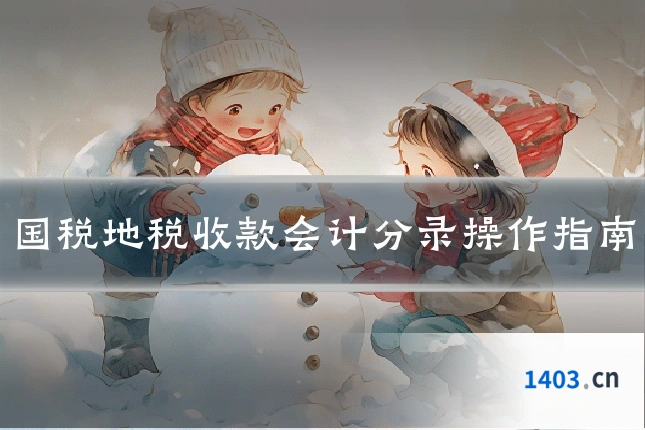 国税地税收款会计分录操作指南