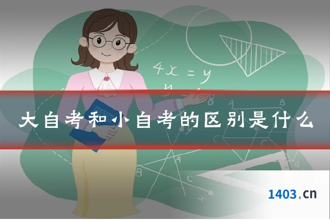 大自考和小自考的区别是什么