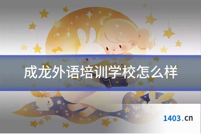 成龙外语培训学校怎么样