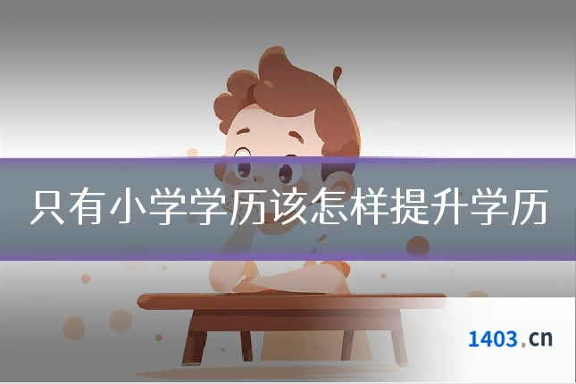 只有小学学历该怎样提升学历