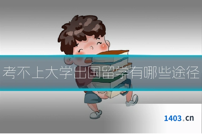考不上大学出国留学有哪些途径