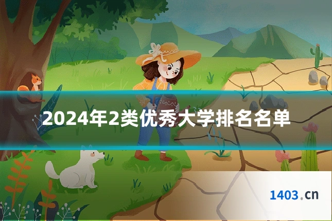 2024年2类优秀大学排名名单
