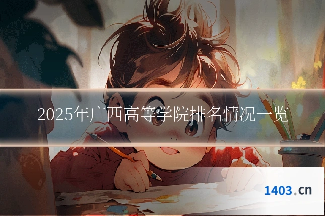 2025年广西高等学院排名情况一览