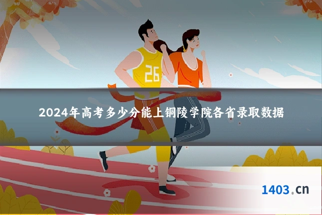 2024年高考多少分能上铜陵学院各省录取数据