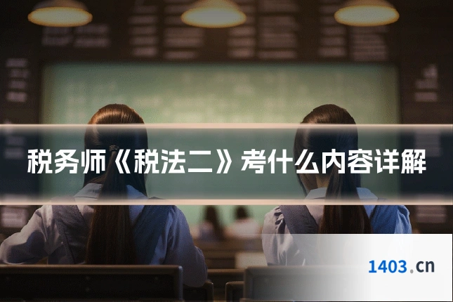 税务师《税法二》考什么内容详解