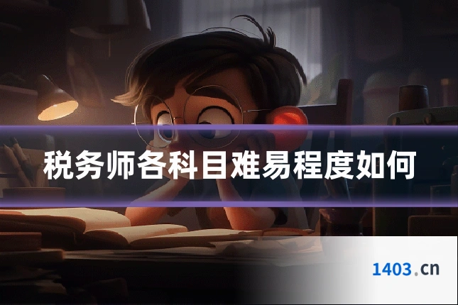 税务师各科目难易程度如何