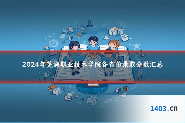 2024年芜湖职业技术学院各省份录取分数汇总