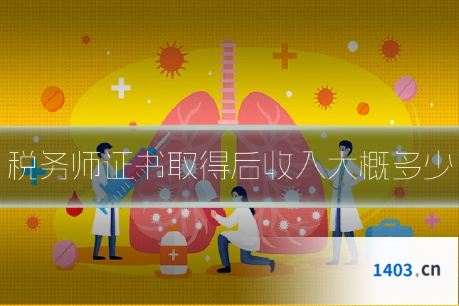 税务师证书取得后收入大概多少