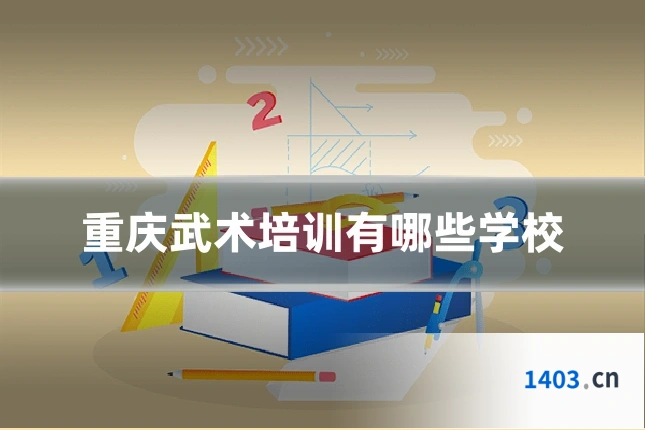 重庆武术培训有哪些学校