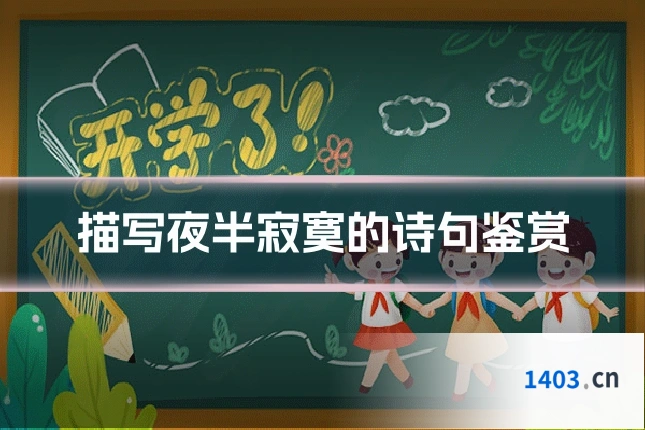 描写夜半寂寞的诗句鉴赏