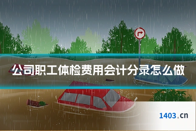 公司职工体检费用会计分录怎么做