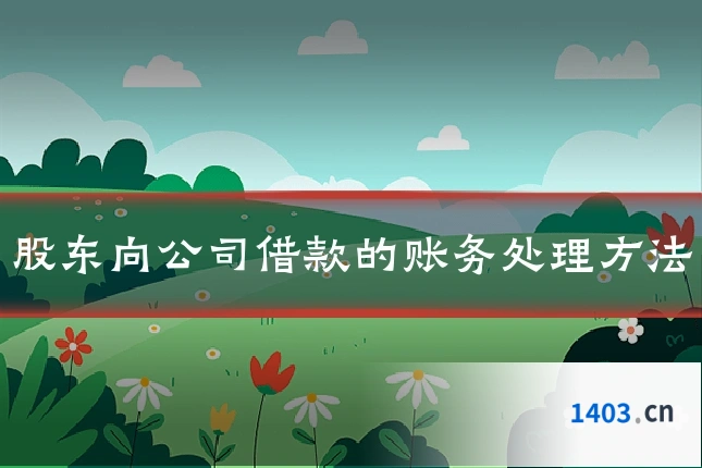 股东向公司借款的账务处理方法